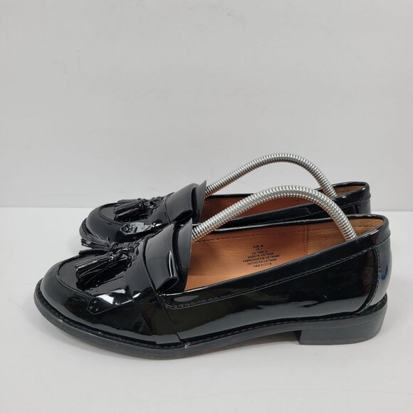 H&M Women's Black Slip On Loafers 512110 US Size 7 - Picture 2 of 8